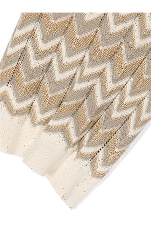 gilet in cotone beige MISSONI KIDS | MU9A02X0136109OR